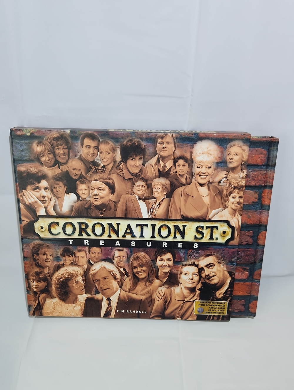 Authentic Coronation St. Treasures Collectible Book & DVD With Memorabilia